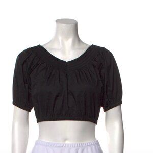 A.L.C. V-Neck Short Sleeve Crop Top - NWT